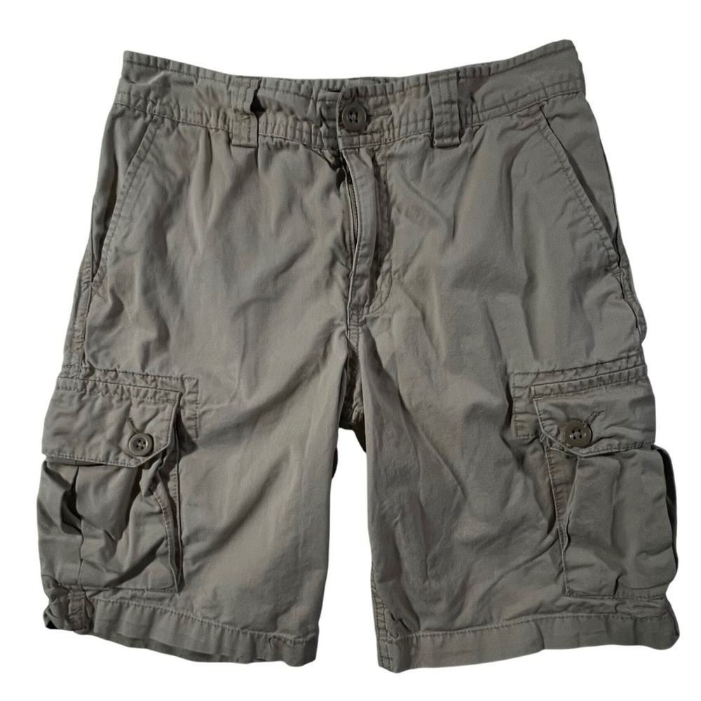 Polo Ralph Lauren Cargo Shorts Boys 12 Tan Khaki Classic Chino Cotton Utility